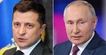 زلنسکی پیشنهاد پوتین برای مذاکره را پذیرفت زلنسکی پیشنهاد پوتین برای مذاکره را پذیرفت