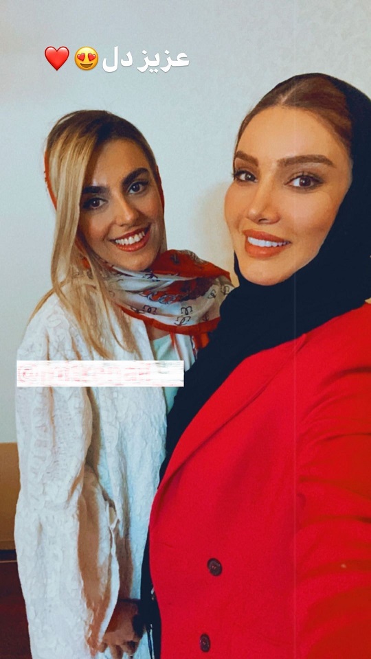 تیپ قرمز متین ستوده در کنارش دوستش + عکس تیپ قرمز متین ستوده در کنارش دوستش + عکس