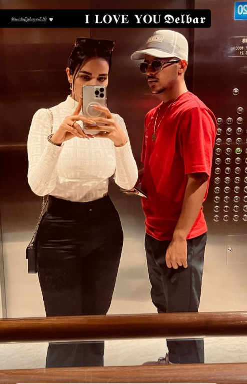 سلیقه لانگ زن مهدی قائدی برای آخر شب/عکس