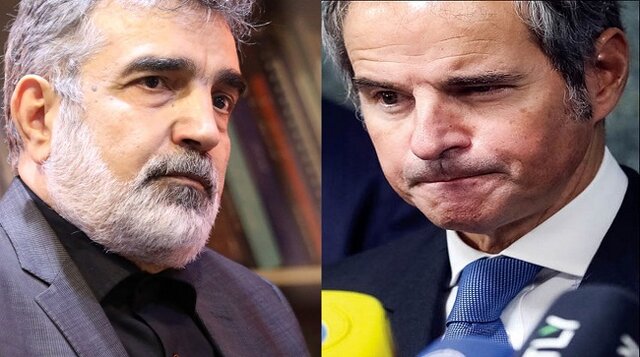 توصیه کمالوندی به گروسی: از اظهارات رسانهای با رنگ و بوی سیاسی فاصله بگیرید توصیه کمالوندی به گروسی: از اظهارات رسانهای با رنگ و بوی سیاسی فاصله بگیرید