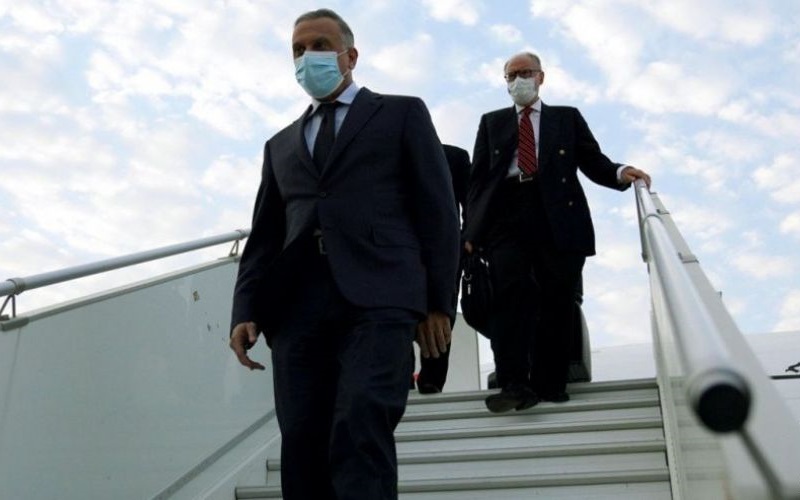 بازگشت الکاظمی به بغداد پس از پایان سفرهای رسمی به عربستان و ایران بازگشت الکاظمی به بغداد پس از پایان سفرهای رسمی به عربستان و ایران