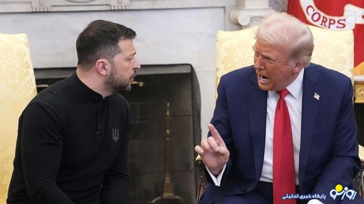 آکسیوس: یکی از جزئیات کوچکی که ترامپ را آزرده خاطر کرد، کتوشلوار نپوشیدن زلنسکی بود آکسیوس: یکی از جزئیات کوچکی که ترامپ را آزرده خاطر کرد، کتوشلوار نپوشیدن زلنسکی بود