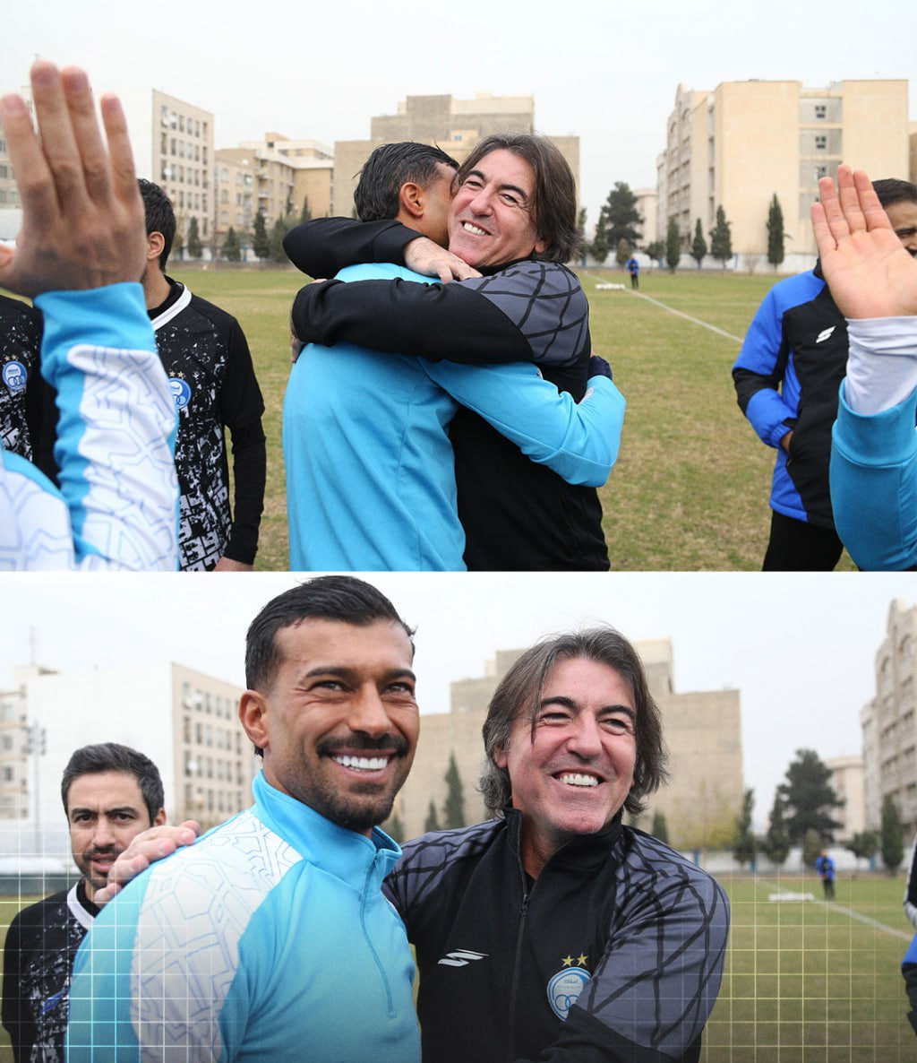 رامین رضاییان و ریکاردو ساپینتو